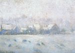 Клод Моне Снежный эффект в Живерни 1893г.